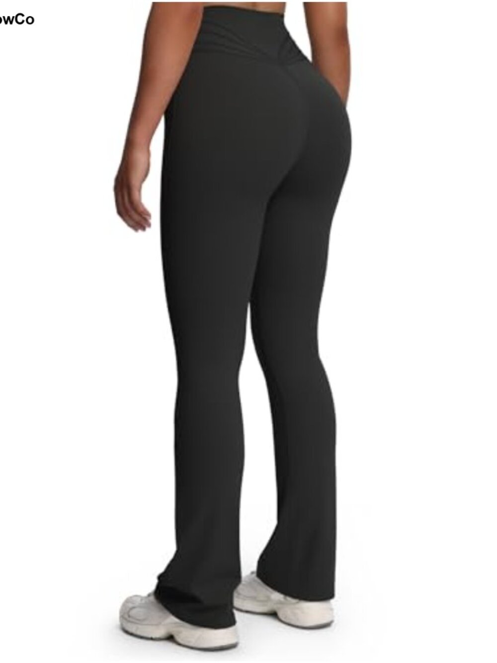 High Waisted Flare Leggings Nylon Spandex Yoga Pants